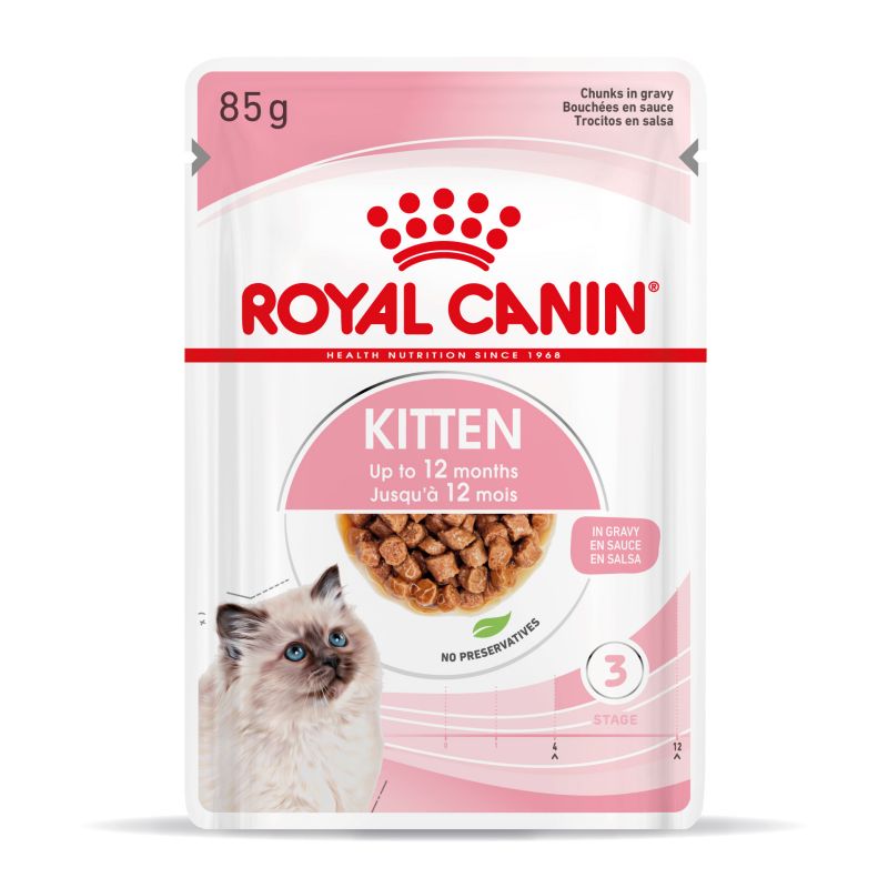 Royal Canin Kitten în sos Hrană umedă 85g