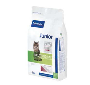 virbac veterinary junior neutered cat 3kg