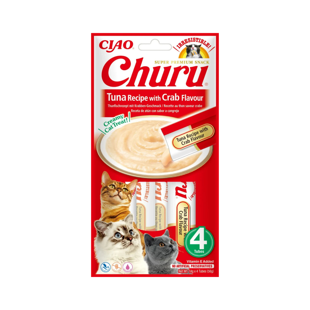 Churu Recompensa Cremoasa Reteta Ton cu aroma de crab